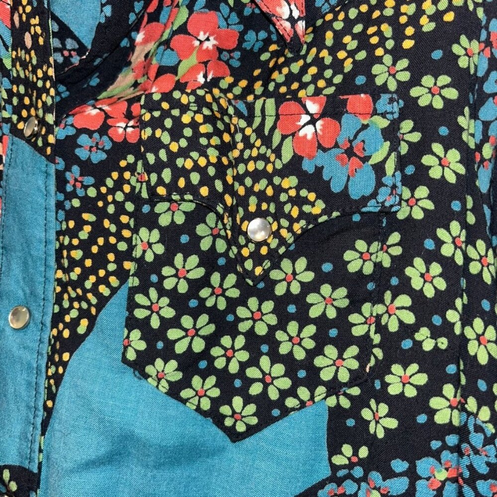 Rockmount Ranchwear Vintage Patchwork Western Rod… - image 4